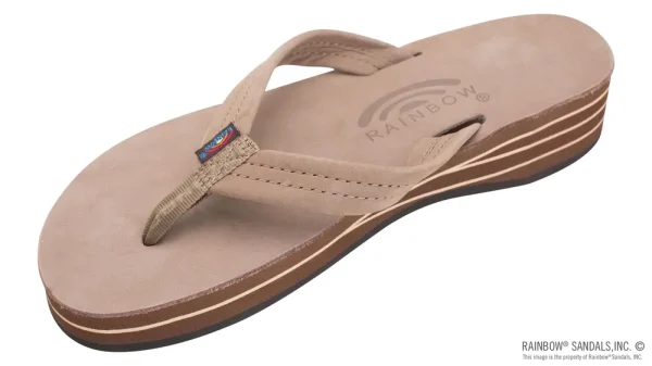 Four Layer Leather Wedge with a 3/4″ Leather Strap